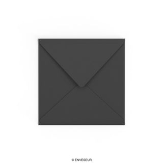 Enveloppe noire 155x155 mm