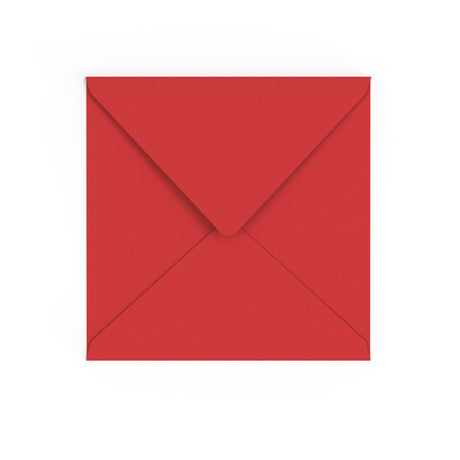Enveloppe rouge cerise 155x155 mm
