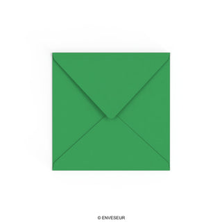 Enveloppe vert foncé 155x155 mm
