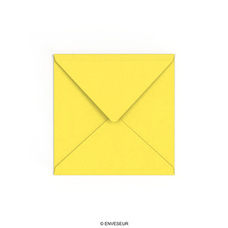 Enveloppe jaune tournesol 155x155 mm