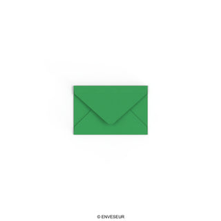 Enveloppe vert foncé 62x94 mm