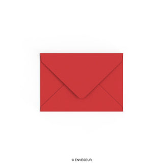 Enveloppe rouge cerise 114x162 mm (C6)