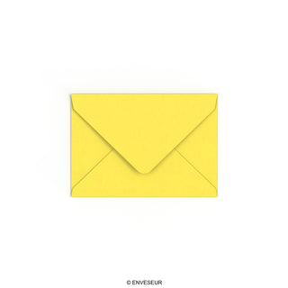 Enveloppe jaune tournesol 114x162 mm (C6)