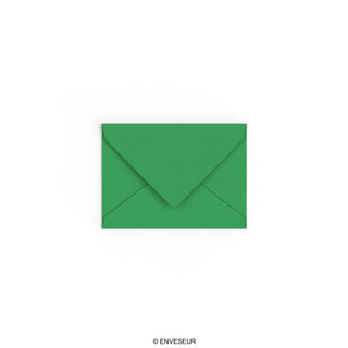 Enveloppe vert foncé 82x113 mm (C7)