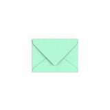 Enveloppe vert jade 82x113 mm (C7)