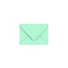 Enveloppe vert jade 82x113 mm (C7)
