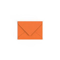 Enveloppe orange feu 82x113 mm (C7)