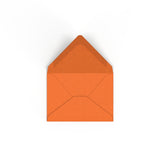 Enveloppe orange feu 82x113 mm (C7)