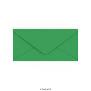 Enveloppe vert foncé 110x220 mm (DL)