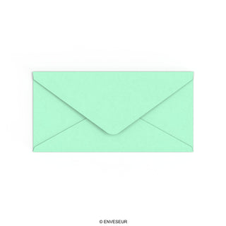 Enveloppe vert jade 110x220 mm (DL)