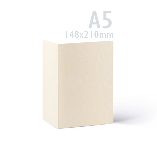 Linen Cards & Envelopes Packs Ivory 210 x 300 x 20 mm