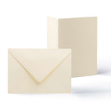 Cartes et enveloppes à texture martelée – lot