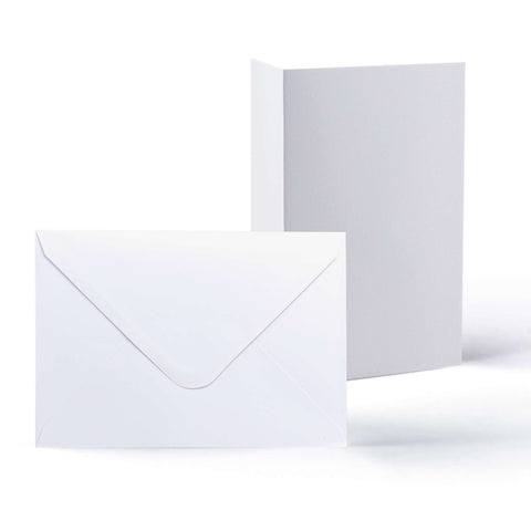 White Smooth Cards & Envelopes Pack