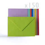 Enveloppes en 10 couleurs assorties, 100 g/m²