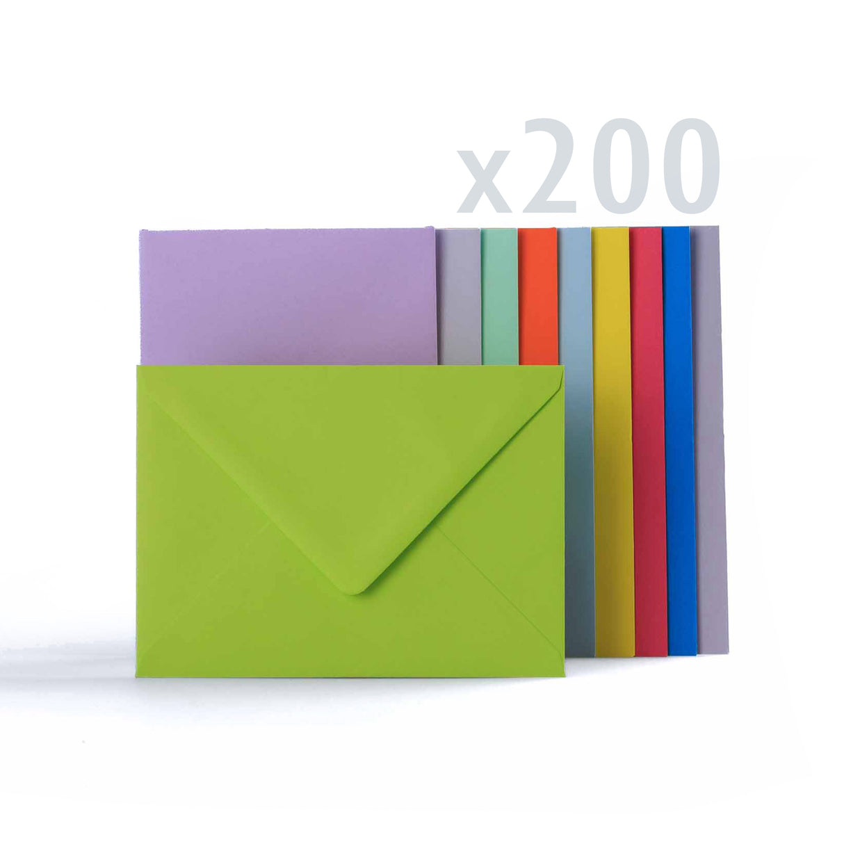 Enveloppes en 10 couleurs assorties, 100 g/m²