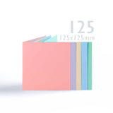 Cartes pastel assorties 225 g/m² et enveloppes 100 g/m²