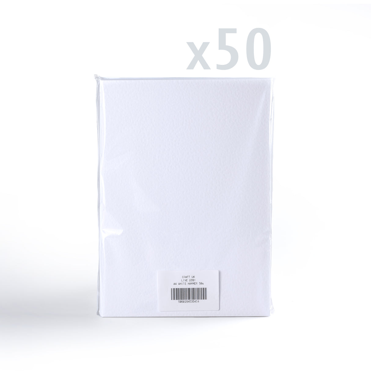 Carte Martelée 300 g/m² lot de 50 pièces