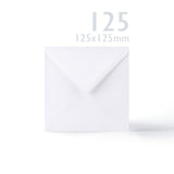 Cartes blanches lisses 250 g/m² et enveloppes 100 g/m² – lot