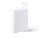 Cartes blanches lisses 250 g/m² et enveloppes 100 g/m² – lot