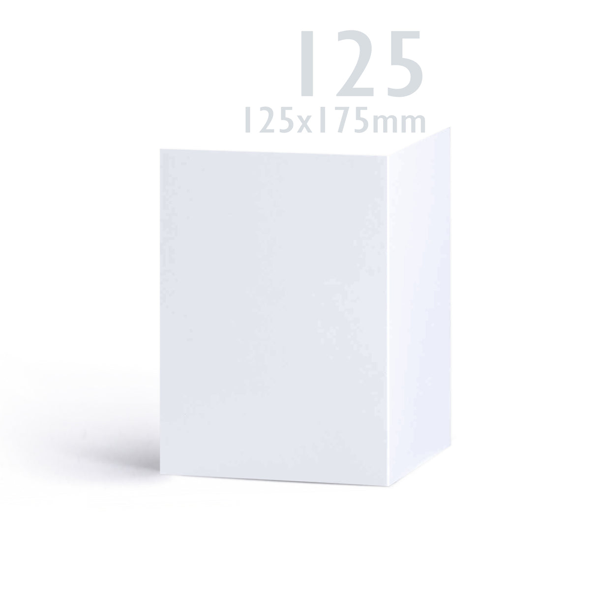 Cartes blanches lisses 250 g/m² et enveloppes 100 g/m² – lot