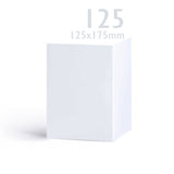 Cartes blanches lisses 250 g/m² et enveloppes 100 g/m² – lot