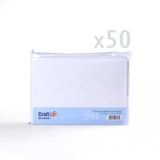 Cartes blanches lisses 250 g/m² et enveloppes 100 g/m² – lot