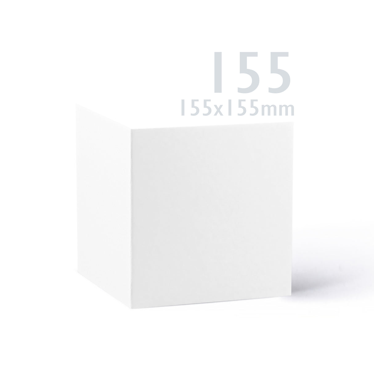 Cartes blanches lisses 250 g/m² et enveloppes 100 g/m² – lot