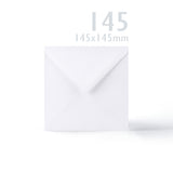 Cartes blanches lisses 250 g/m² et enveloppes 100 g/m² – lot
