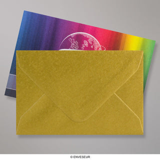 Enveloppe or métalisée 62x94 mm