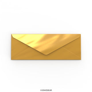 Enveloppe or métalisée 80x215 mm