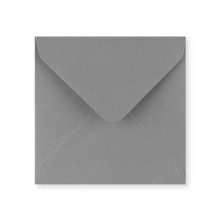 Enveloppe gris foncé 130x130 mm