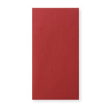 Enveloppe format poche rouge foncée 220x110 mm (DL)