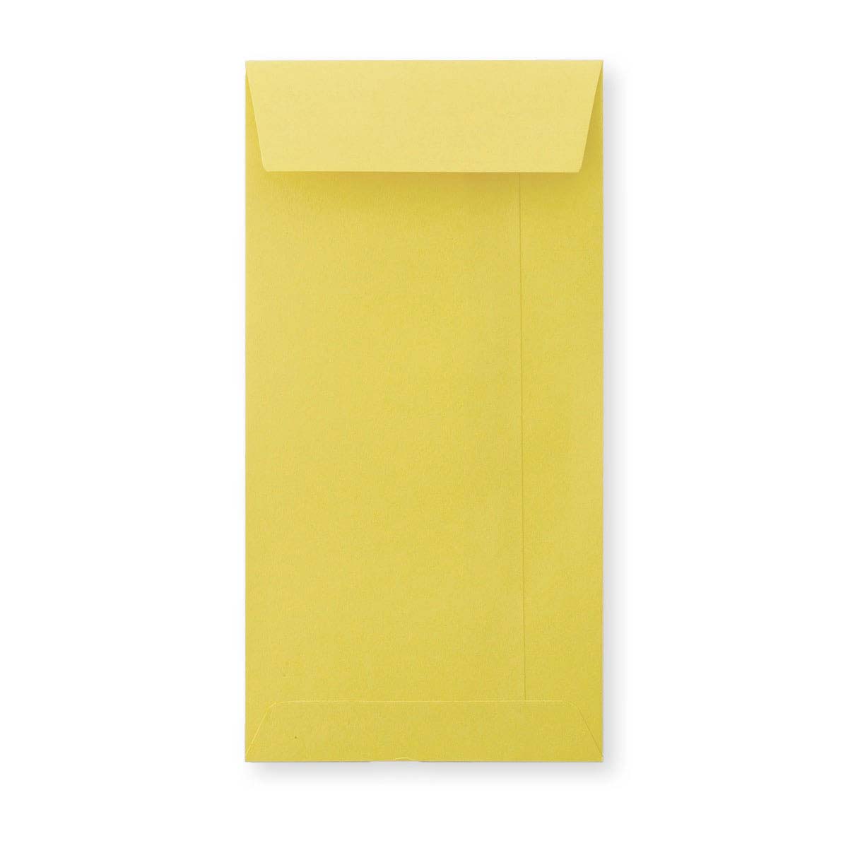 Enveloppe format poche jaune foncée 220x110 mm (DL)