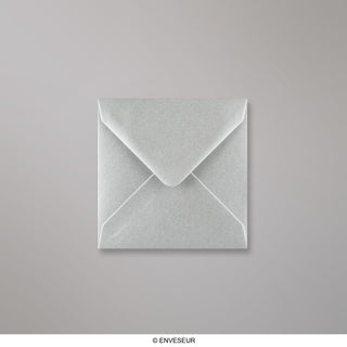 Enveloppe argent métalisée 116x116 mm