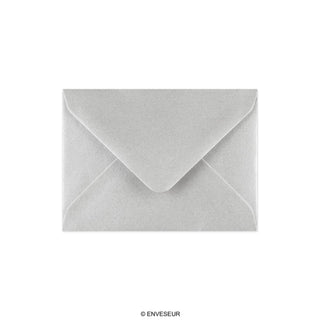 Enveloppe argent métalisée 82x113 mm (C7)