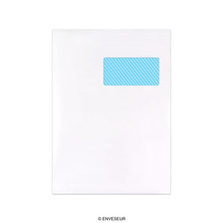 Enveloppe blanche 324x229 mm (C4)