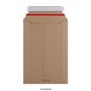 Pochette en carton manille cannelure F 270x185 mm