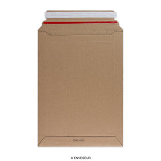 Pochette en carton manille cannelure F 340x250 mm