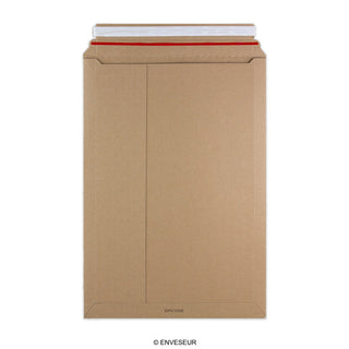 Pochette en carton manille cannelure F 500x340 mm