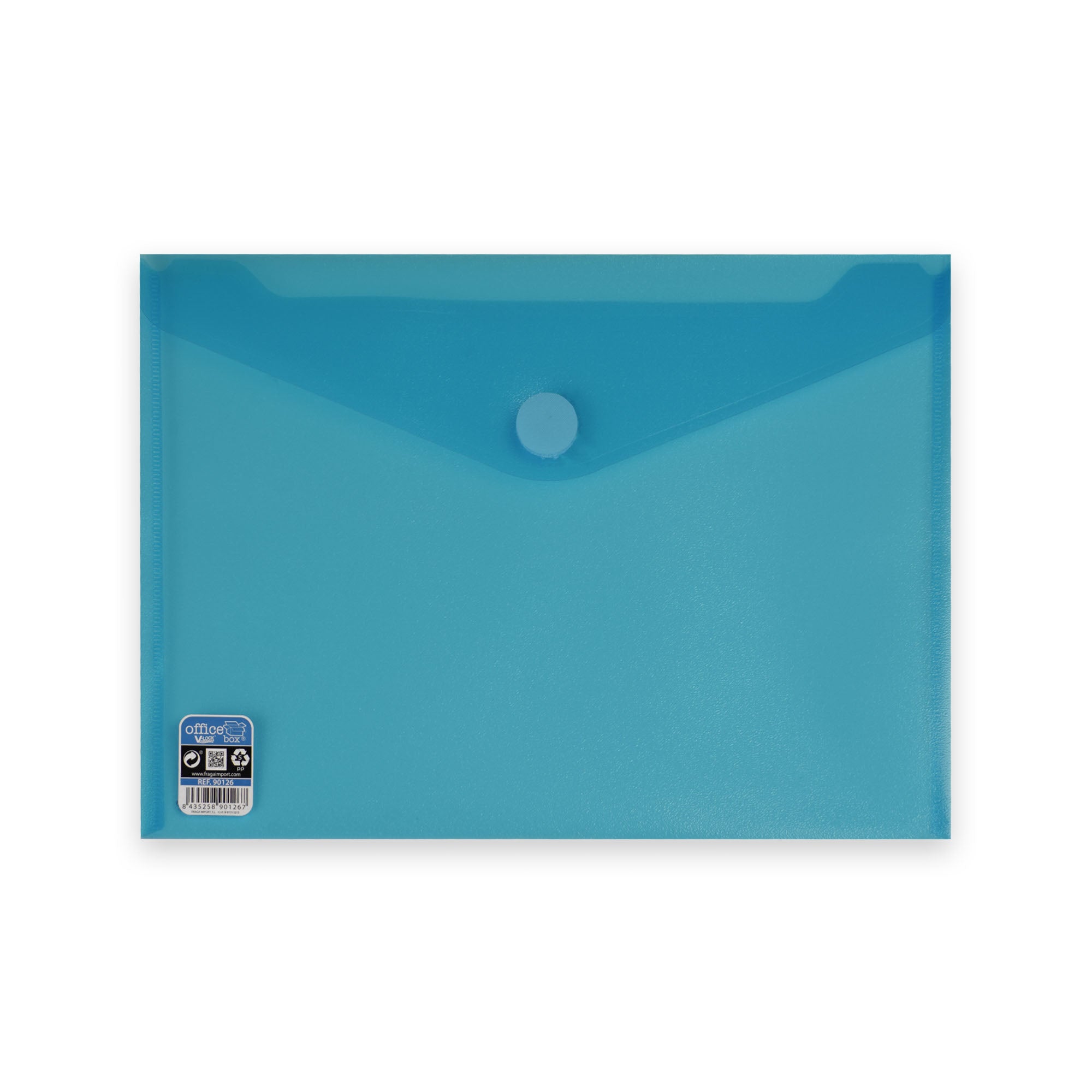 Enveloppes en polypropylène translucide avec fermeture velcro V