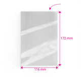 Sacs en cellophane non scellables