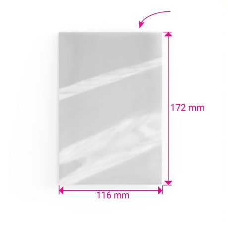 Sacs en cellophane non scellables