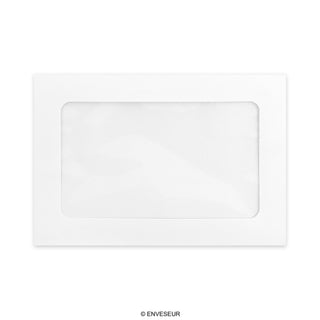 Enveloppe blanche à fenêtre globale 162x229 mm (C5)