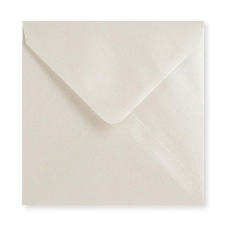 Enveloppe huître brillante 140x140 mm