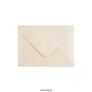 Enveloppe huître brillante 82x113 mm (C7)