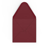 Enveloppes couleur bordeaux