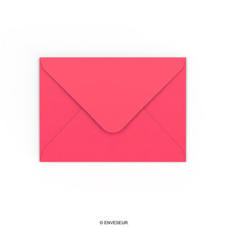 Enveloppe rose éclatante 125x175 mm