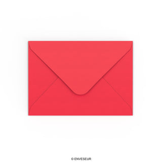 Enveloppe rouge éclatante 125x175 mm