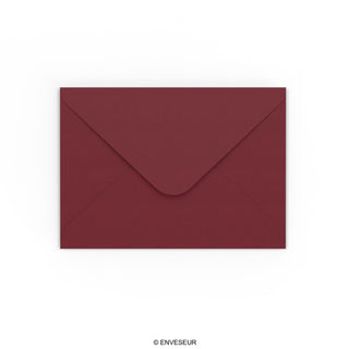 Enveloppes couleur bordeaux