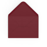 Enveloppes couleur bordeaux